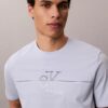 Camiseta clásica con gráfico de la línea Monogram