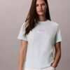 Camiseta clásica con gráfico de logotipo en capas Camiseta clásica con gráfico de logotipo en capas
