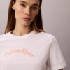 Camiseta clásica con gráfico de logotipo en fieltro Camiseta clásica con gráfico de logotipo en fieltro