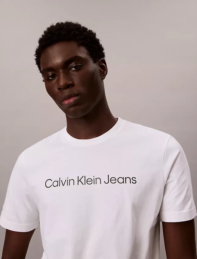 Camiseta clásica con gráfico de logotipo en lámina Camiseta clásica con gráfico de logotipo en lámina