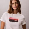 Camiseta clásica con gráfico del logotipo City Sunset Camiseta clásica con gráfico del logotipo City Sunset