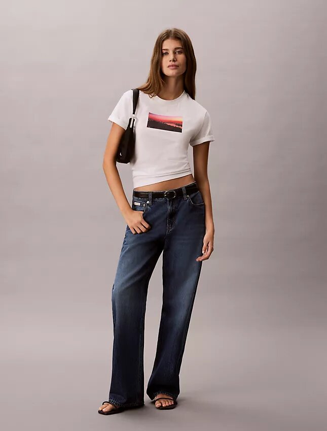 Camiseta clásica con gráfico del logotipo City Sunset Camiseta clásica con gráfico del logotipo City Sunset