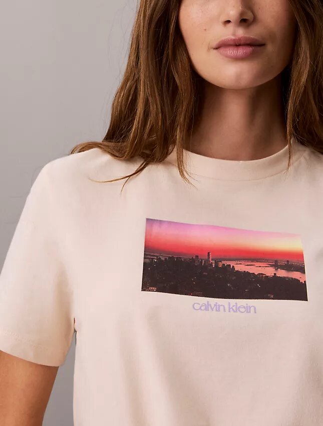 Camiseta clásica con gráfico del logotipo City Sunset Camiseta clásica con gráfico del logotipo City Sunset