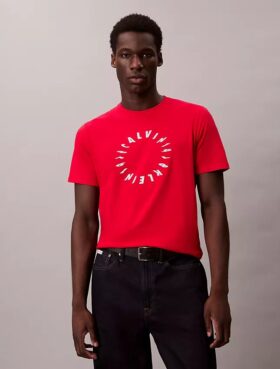 Camiseta clásica con logotipo circular