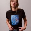 Camiseta clásica con logotipo floral Camiseta clásica con logotipo floral