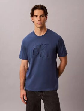 Camiseta clásica con Monogram en relieve