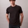 Camiseta clásica con monograma integral Liquid Touch