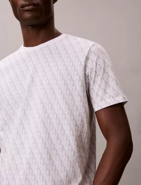 Camiseta clásica con monograma integral Liquid Touch