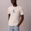 Camiseta clásica con rayas gráficas Monólogo Camiseta clásica con rayas gráficas Monólogo