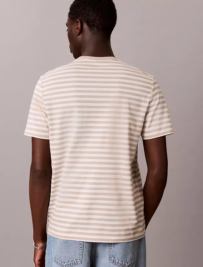 Camiseta clásica con rayas gráficas Monólogo Camiseta clásica con rayas gráficas Monólogo
