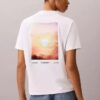 Camiseta clásica de jersey refrescante con gráfico de sol Camiseta clásica de jersey refrescante con gráfico de sol