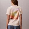 Camiseta clásica de jersey refrescante con gráfico de sol Camiseta clásica de jersey refrescante con gráfico de sol
