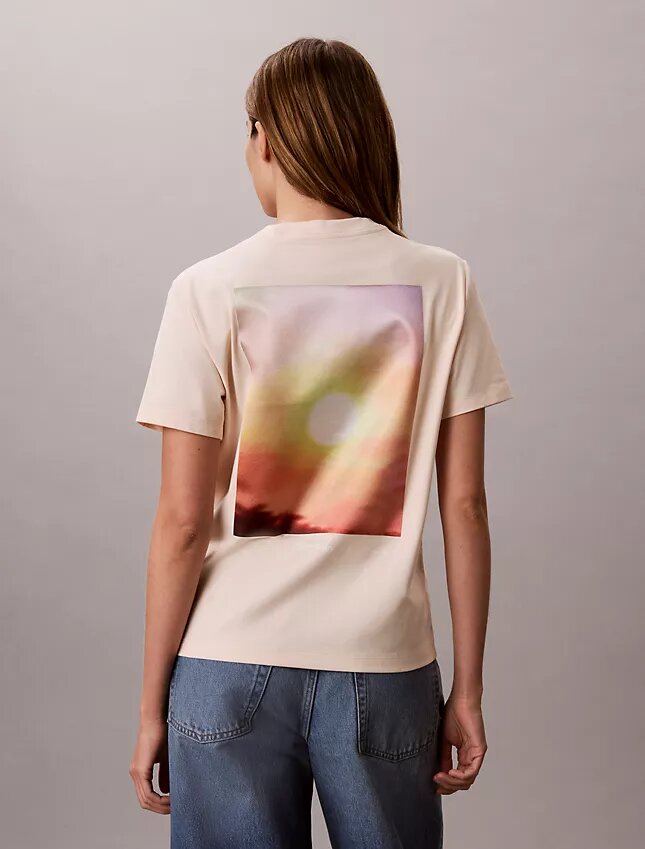 Camiseta clásica de jersey refrescante con gráfico de sol Camiseta clásica de jersey refrescante con gráfico de sol