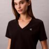 Camiseta con cuello en V y Monogram