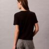 Camiseta con cuello en V y Monogram