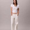 Camiseta con cuello en V y Monogram