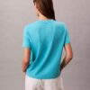 Camiseta con cuello en V y Monogram Camiseta con cuello en V y Monogram