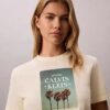 Camiseta con estampado del logotipo de la palmera