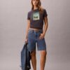 Camiseta con estampado del logotipo de la palmera