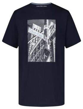 Camiseta con gráfico de letrero de ciudad para niños