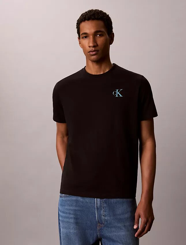 Camiseta con gráfico Monólogo de pinceladas Camiseta con gráfico Monólogo de pinceladas