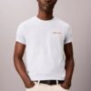 Camiseta con logo gráfico Calvin Klein Diner Camiseta con logo gráfico Calvin Klein Diner
