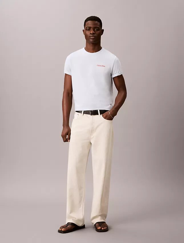 Camiseta con logo gráfico Calvin Klein Diner Camiseta con logo gráfico Calvin Klein Diner