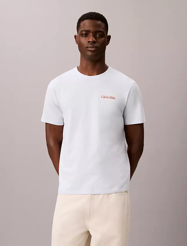 Camiseta con logo gráfico Calvin Klein Diner Camiseta con logo gráfico Calvin Klein Diner