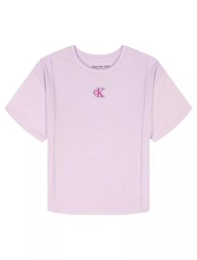 Camiseta con Monogram y pinzas para niñas