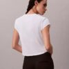 Camiseta corta con estampado de Kate Moss