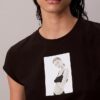 Camiseta corta con estampado de Kate Moss Camiseta corta con estampado de Kate Moss