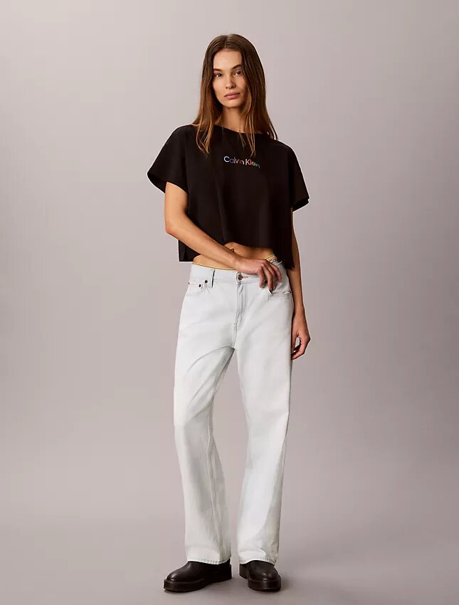 Camiseta corta holgada Cotton Stretch «Pride» Camiseta corta holgada Cotton Stretch «Pride»