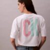 Camiseta corta holgada «Pride Viva Love» de Marc Hundley