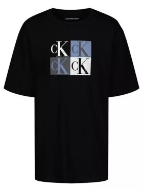 Camiseta cuadrada con Monogram y bloques de color para niños