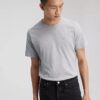 Camiseta de algodón liso con Monogram