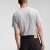 Camiseta de algodón liso con Monogram