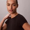 Camiseta de bebé elástica de Modal con tejido de punto drop needle