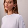 Camiseta de cuello alto de punto fino Camiseta de cuello alto de punto fino