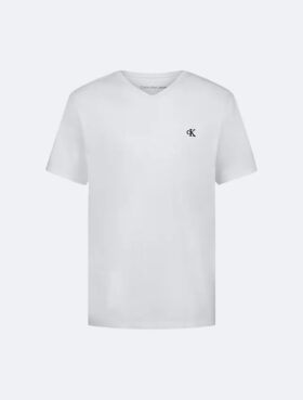 Camiseta de cuello en V con Monogram para niños