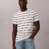 Camiseta de cuello redondo a rayas Liquid Touch Camiseta de cuello redondo a rayas Liquid Touch