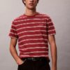 Camiseta de cuello redondo a rayas Liquid Touch Camiseta de cuello redondo a rayas Liquid Touch