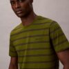Camiseta de cuello redondo a rayas Liquid Touch Camiseta de cuello redondo a rayas Liquid Touch