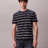 Camiseta de cuello redondo a rayas Liquid Touch Camiseta de cuello redondo a rayas Liquid Touch