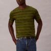 Camiseta de cuello redondo a rayas Liquid Touch Camiseta de cuello redondo a rayas Liquid Touch