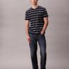Camiseta de cuello redondo a rayas Liquid Touch Camiseta de cuello redondo a rayas Liquid Touch