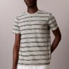Camiseta de cuello redondo a rayas Liquid Touch Camiseta de cuello redondo a rayas Liquid Touch