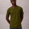 Camiseta de cuello redondo a rayas Liquid Touch Camiseta de cuello redondo a rayas Liquid Touch