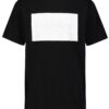 Camiseta de cuello redondo con bloque de logotipo Ck para niños