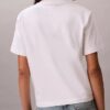 Camiseta de cuello redondo con corte holgado y logotipo estándar