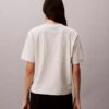Camiseta de cuello redondo con corte holgado y logotipo estándar